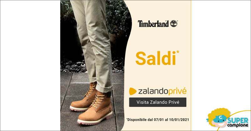 Zalando Privè: sconti Timberland fino al 75%